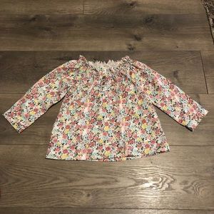Carters Infant floral top, like new!! Size 9 mo.